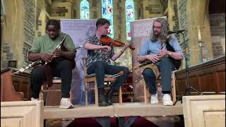 RouseCrehanWinnett  Uilleann Pipes and Fiddle  Merrily Kissed the Quaker amp The Gold Ring Jigs [upl. by Ferdinanda]