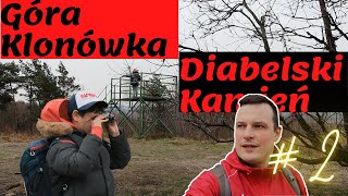 Góry ŚwiętokrzyskiePiesza Wędrówka Od Góry Dąbrówka Przez Diabelski Kamień Na KlonówkęJednodniowo2 [upl. by Ahsenroc]