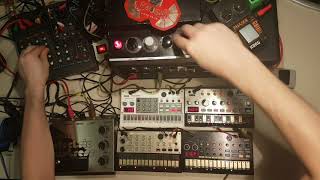 Amarel  Korg Volca Live Techno Acid Trance Set [upl. by Romeo744]