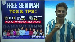 TCS TPS 2025  Seminar on 2nd June 2024 10 AM  Agartala Press Club  by Ramanujans Institute [upl. by Sikata]