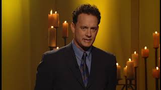 Tom Hanks  America A Tribute to Heroes 21 Sept 2001  The Heroes of United Flight 93 [upl. by Latterll]