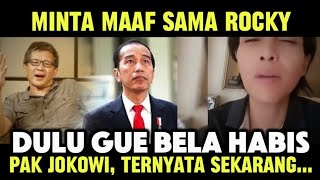 WANITA CERDAS MINTA MAAF SAMA ROCKY GERUNG DULU BELA JOKOWI DAN BENCCI SEKALI DGN ROCKY GERUNG [upl. by Yaras]