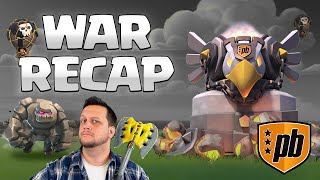 Clash of Clans Warning Explicit Strategies  War Recap [upl. by Elmo]