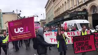 UCU Pension Demonstration Bristol [upl. by Natalee]