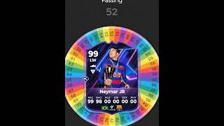 I Respun NEYMAR JR FC 25 Card at BARCELONA fifa spinner soccer football [upl. by Blisse]