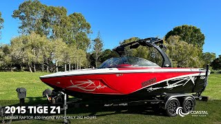 Coastal Boat Sales 2015 Tige Z1 [upl. by Peppy]