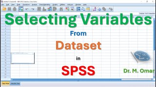 Selecting Variables from Dataset in SPSS [upl. by Kalin727]