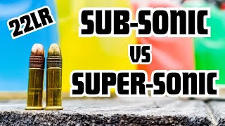 Speed Matter 22LR SubSonic vs SuperSonic [upl. by Ellimak]