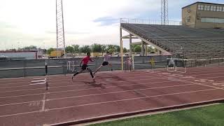 110m Hurdle  3 Step Practice [upl. by Neenaej]