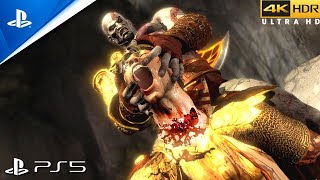 Kratos ARRANCA a Cabeça de Hélios  Cena Dublada em 4K  God of War 3 REMASTERED PS5 [upl. by Nauqas345]