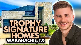 Trophy Signature Homes Property Tour  5Bed4Bath wStudy Media amp Loft  Buffalo Ridge Waxahachie [upl. by Lavud]