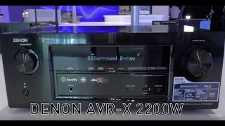 Denon AVReceiver AVR X2200W  Thomas Electronic Online Shop [upl. by Ahsenwahs]