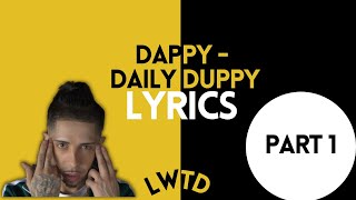 Dappy  Daily Duppy Lyrics [upl. by Tandie]