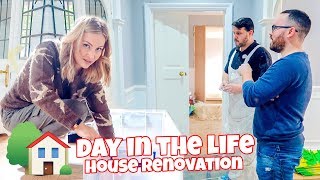 DAY IN THE LIFE HOUSE RENOVATION update tour [upl. by Georgiana460]