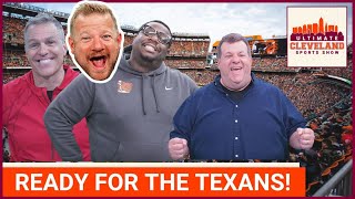 Cleveland Browns vs Houston Texans FIRST thoughts on the AFC Wildcard Playoff matchup [upl. by Ahsikin]