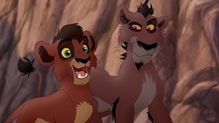 Lion Guard Meet Kovu Nuka Vitani amp Zira  Lions of the Outlands HD Clip [upl. by Eitak]