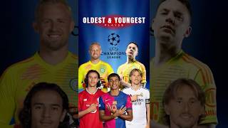 OLDEST amp YOUNGEST PLAYER footballshorts shortsvideo [upl. by Htaras]