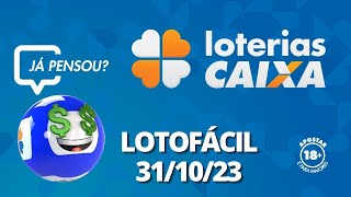 Resultado da Lotofácil  Concurso nº 2943  31102023 [upl. by Annoyed300]