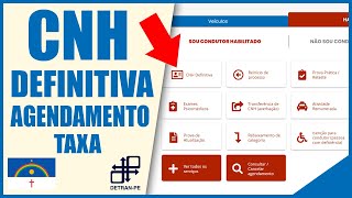 Como solicitar a CNH Definitiva  DETRANPE [upl. by Marcos]