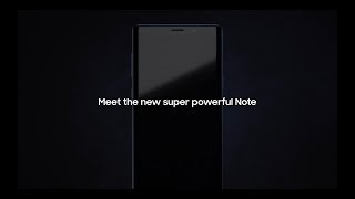 Samsung Galaxy Note9 Official Introduction [upl. by Cynthea947]