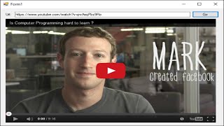 C Tutorial  How to Add or Embed Video into Windows Forms  FoxLearn [upl. by Myra]
