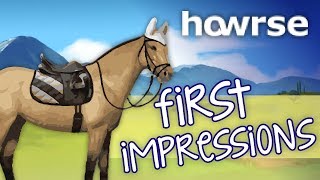 Howrse First Impressions [upl. by Ghiselin665]