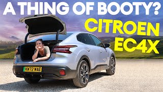 REVIEW 2023 Citroen eC4X compact family electric car  Electrifying [upl. by Nixie]