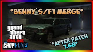 NEW GTA 5 CAR TO CAR MERGE GLITCH AFTER PATCH 168 F1BENNYS WHEELS ON ANY CAR ALL CONSOLES [upl. by Hilton]