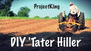 DIY Garden Hiller Ford Tractor Pulling Bedder [upl. by Fu936]