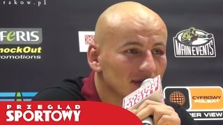 Artur Szpilka po wygranej z Tomaszem Adamkiem  walka Adamek  Szpilka [upl. by Lrat]