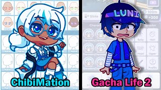 Chibimation VS Gacha Life 2 😨🙏 [upl. by Eniroc]