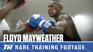 Floyd Mayweather Rare Training Footage From 2003 [upl. by Nanaek]