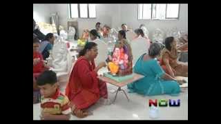 Making of Eco Friendly Ganesh Murti [upl. by Proudlove]