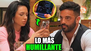 Una SOLTERA CHATEA con SU ENAMORADO en PLENA CITA y se BURLA de su CITA 🤬 First Dates [upl. by Giwdul407]