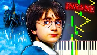 HARRY POTTER THEME Hedwigs Theme  Very Hard Piano Tutorial [upl. by Loughlin]