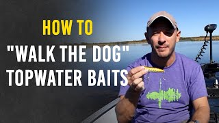 How to quotWalk the Dogquot With Topwater Baits [upl. by Maren]