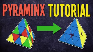 How to Solve a Pyraminx EASY Beginner Tutorial [upl. by Xilef]