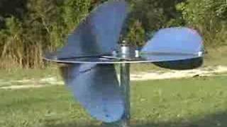 Vertical Axis Disk Wind Turbine [upl. by Wootten]