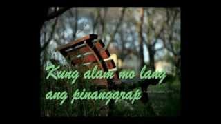 Kung alam mo lang ang pinangarap with Lyrics by Jo Anne Lorenzana [upl. by Hapte]