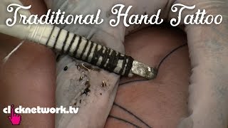 Traditional Hand Tattoo  Skin Art EP5 [upl. by Lleze273]