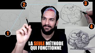 APPRENDRE À DESSINER LA SEULE MÉTHODE QUI FONCTIONNE [upl. by Arakaj]