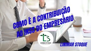 CONTRIBUIÇÃO AO INSS DE EMPRESÁRIO  SAIBA COMO FUNCIONA [upl. by Darsey]