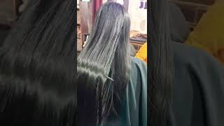 hair treatment keratin trendingshorts hair sandhyaofficialhair treatment [upl. by Arahahs466]