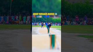 1 28 runs chase Most Thriller Match 😱tapeballcricketviralshorts [upl. by Eudoca542]