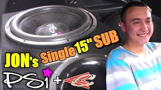 Great Sounding Car Audio Songs w Jons PSI Subwoofer  Custom Ported Box amp LOUD Crescendo Speakers [upl. by Ratha]