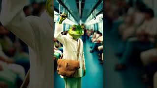 Fantasy frog is roaming around the city of joy kolkata fantasy aiart iaart aiviral [upl. by Niwled]