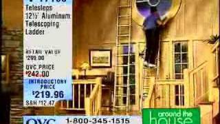 QVC Guy falls off ladder on TV  so FUNNY [upl. by Donaghue]