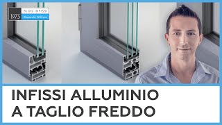 infissi alluminio a taglio freddo [upl. by Alidus]