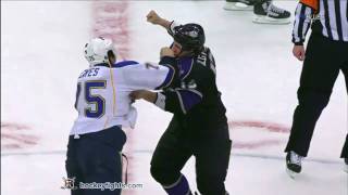 Theo Peckham vs Ryan Reaves Mar 24 2011 [upl. by Haroppizt999]