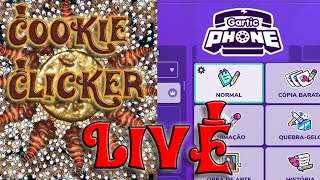 LIVE  Cookie Clicker e Gartic Phone com os inscritos [upl. by Atwahs]